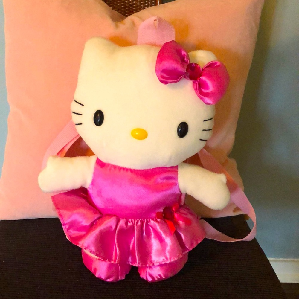 Sanrio Hello Kitty Die Cut Pink Bagpack